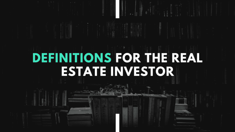 Real Estate Vocabulary: Definitions for the Everyday Investor
