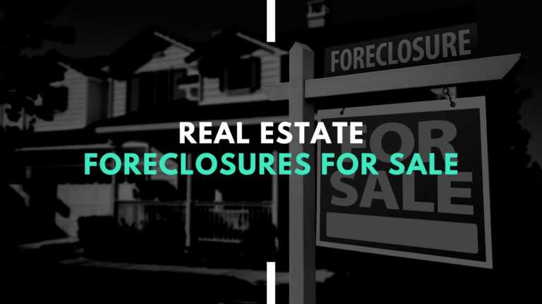 Investing in Foreclosed Real Estate