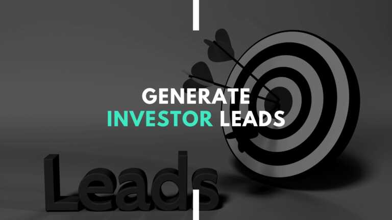How to Generate Real Estate Investor Leads