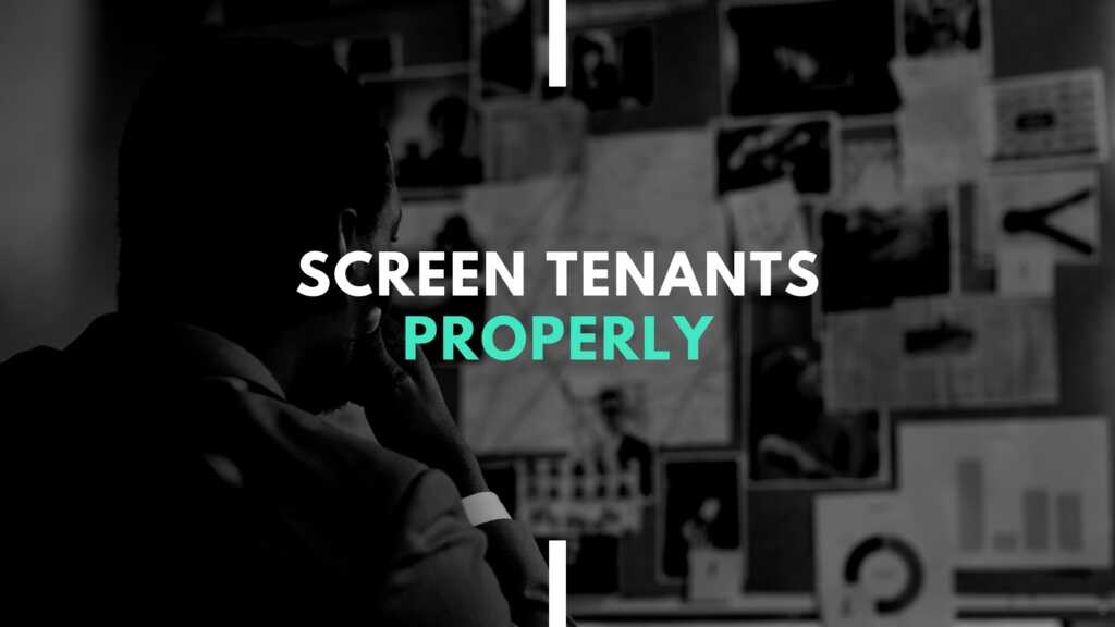 How to Screen Tenants